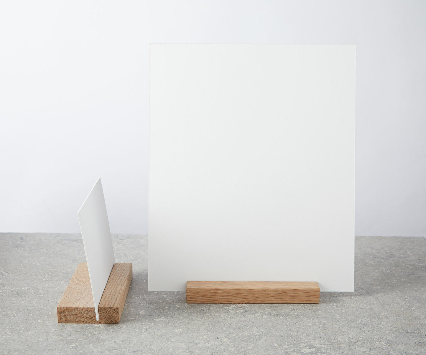 Photo Board & Oak Stand Gift Set | Your Photo, Display-Ready Out of the Box | UK Made