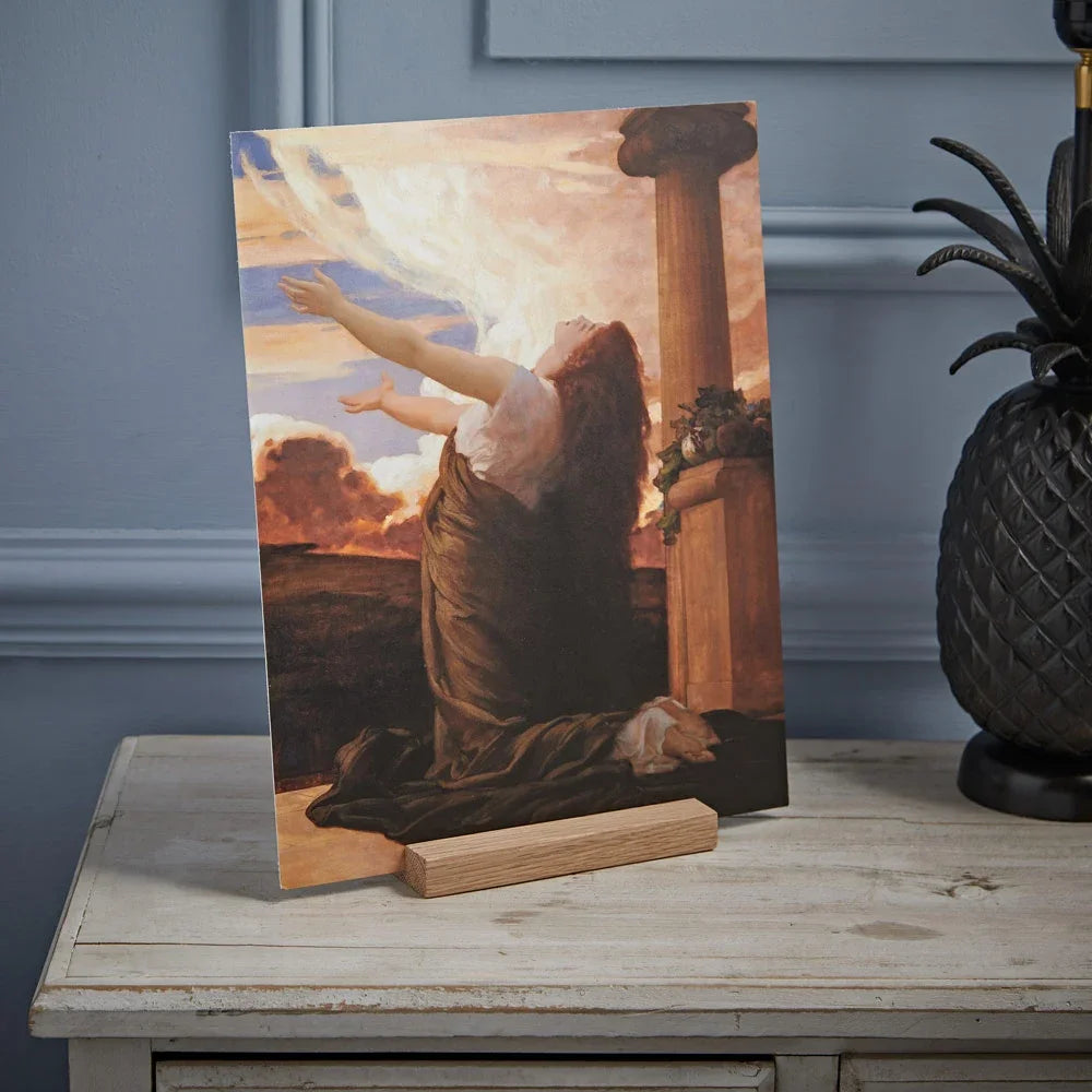 Photo Board & Oak Stand Gift Set | Your Photo, Display-Ready Out of the Box | UK Made