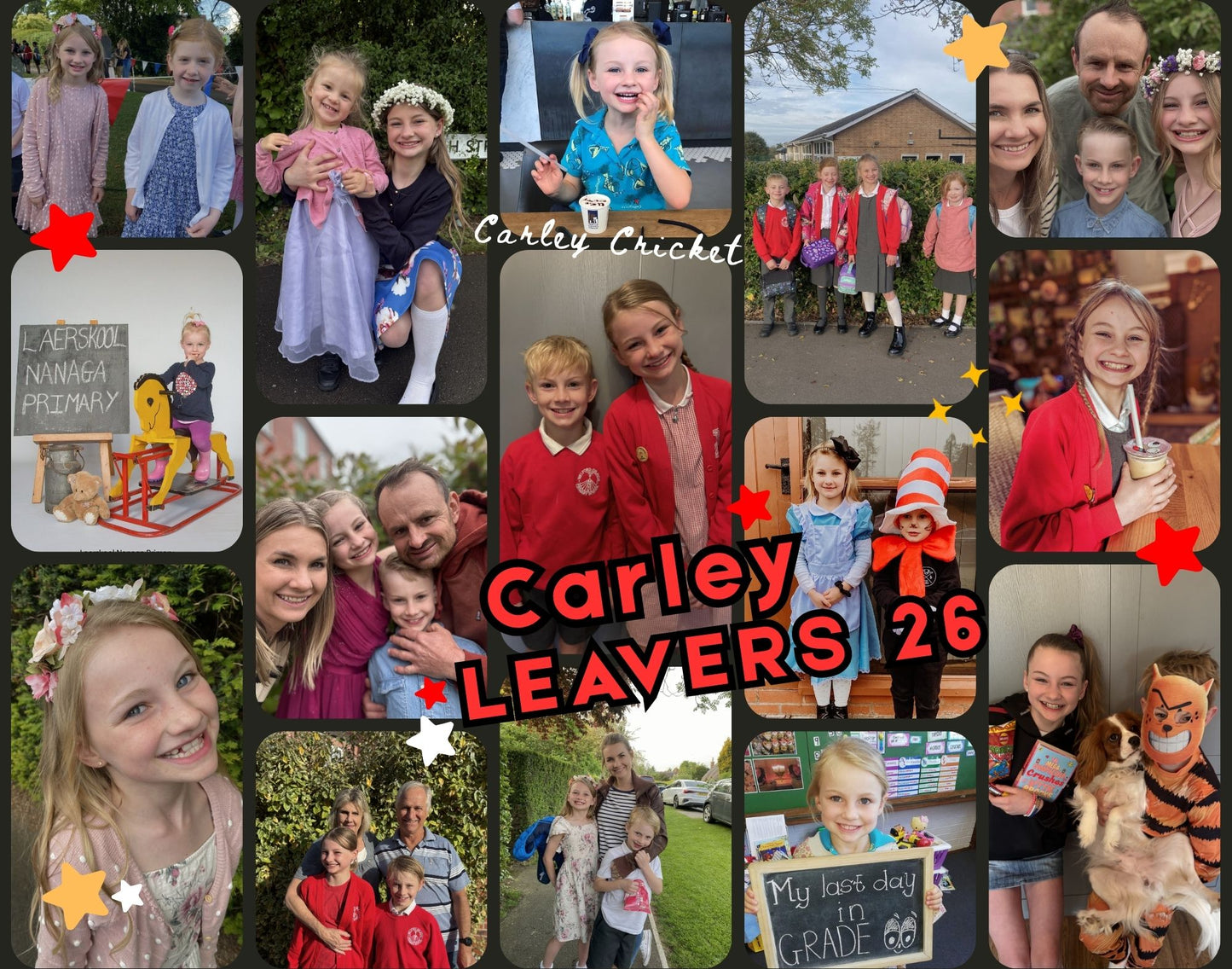 School Leavers Collage & Oak Stand Set | Designed From 10–35 Photos, Display-Ready | UK Made