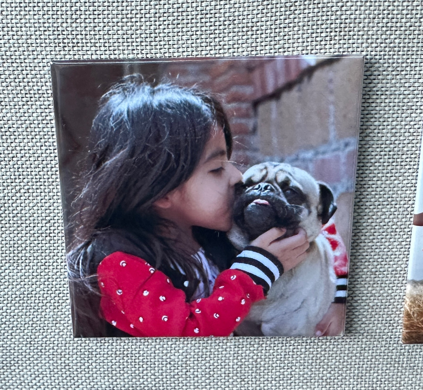 Photo Magnet Set | 6, 9 or 12 Personalised Photo Fridge Magnets | Magnetic Collage Photo Display | UK Made Keepsake
