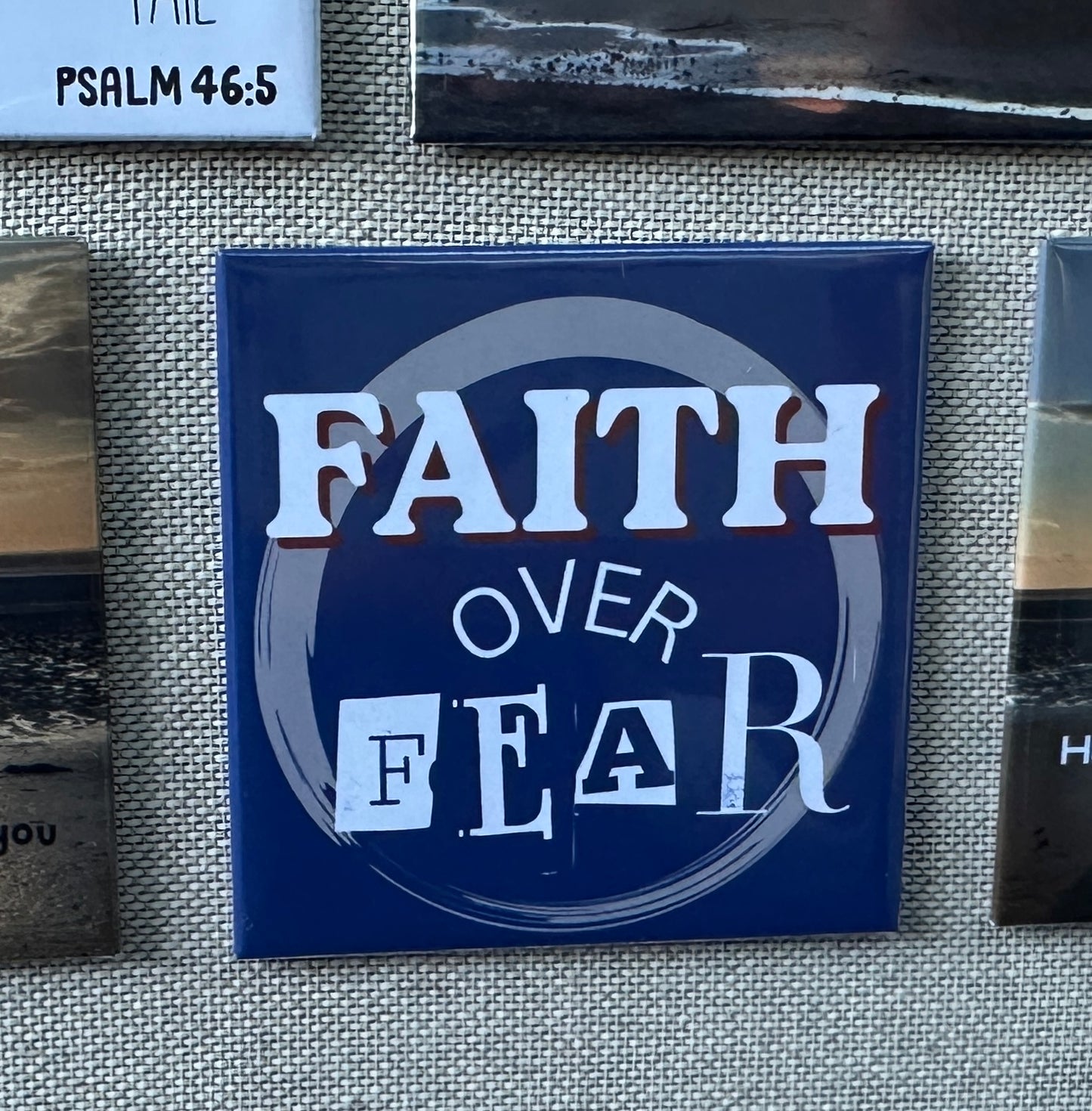 Bible Verse Magnets | Christian Fridge Magnet Set | Scripture Gift | Baptism Confirmation Gift | Faith Encouragement | Church Gift UK