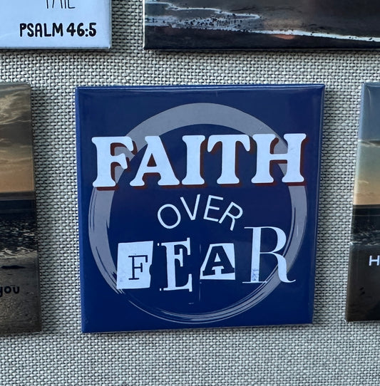 Bible Verse Magnets | Christian Fridge Magnet Set | Scripture Gift | Baptism Confirmation Gift | Faith Encouragement Magnets | 2.5" Premium Magnets | Church Gift UK
