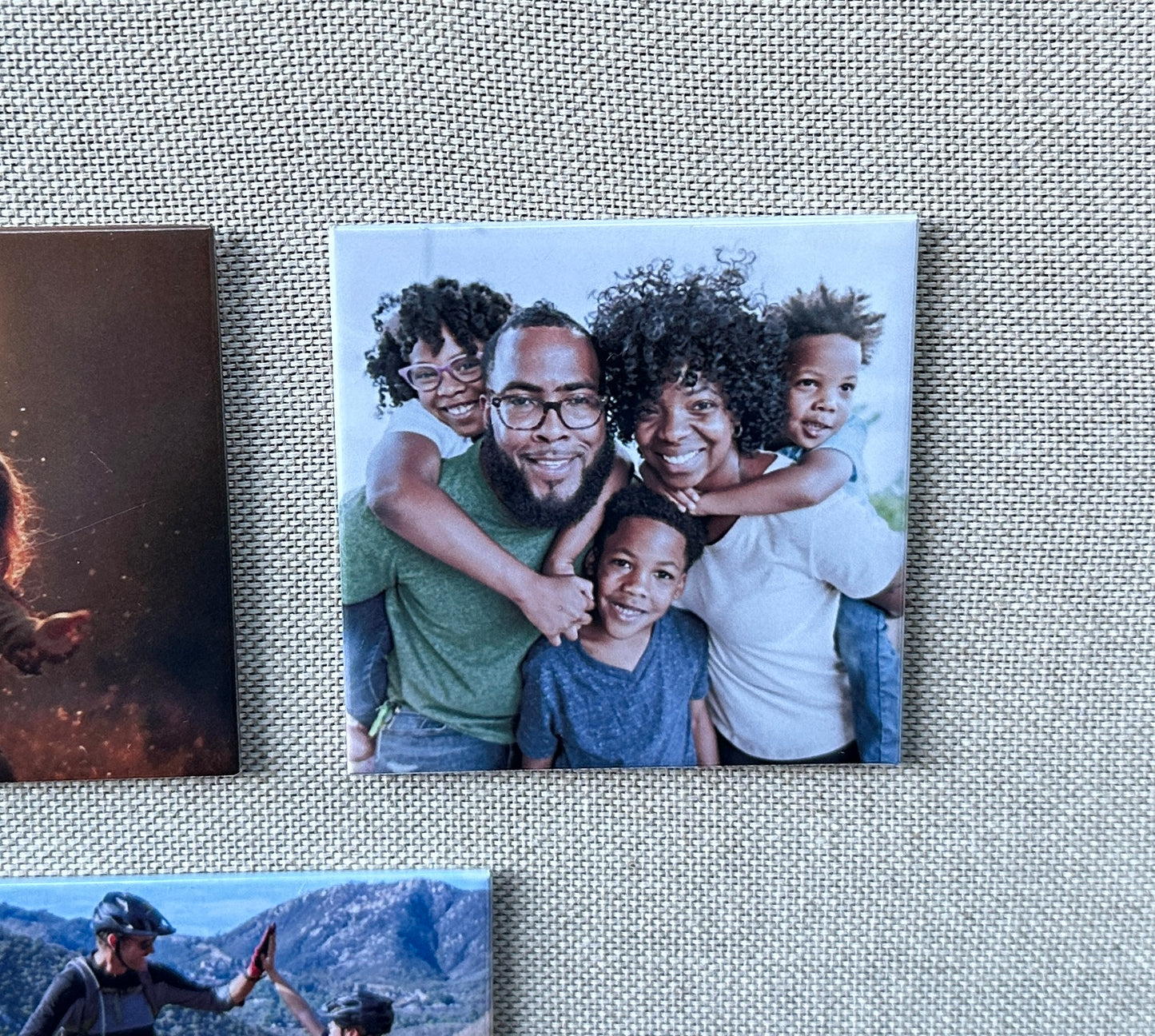 Family Photo Magnets | Personalised Fridge Magnet | Family Photo Gift |  UK Made keepsake