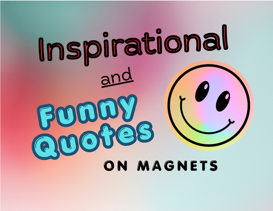 Funny Fridge Magnets | Humorous Quote Magnet Set | Novelty Kitchen Magnets | Stocking Filler | Secret Santa Gift | 2.5" Premium Magnets | Gift UK