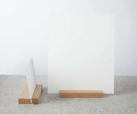 Oak Picture Stand | Handmade Wooden Photo Board & Print Stand | UK Made